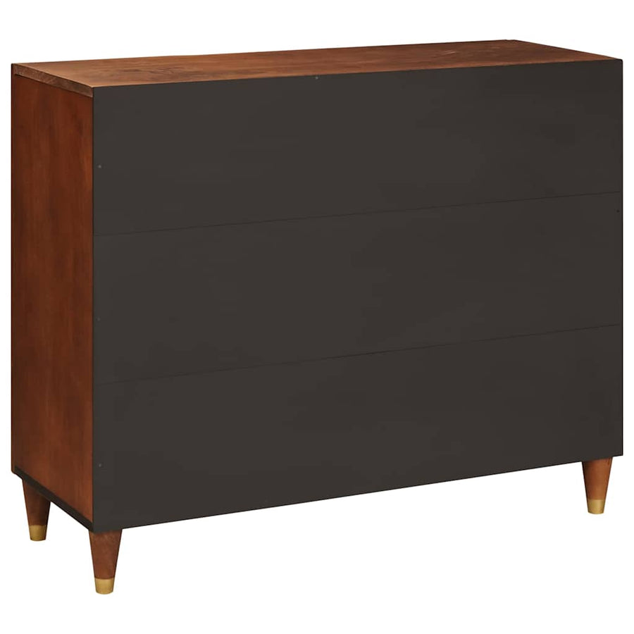Dressoir Bruin 90 X 33,5 X 75 Cm Massief Mango Hout