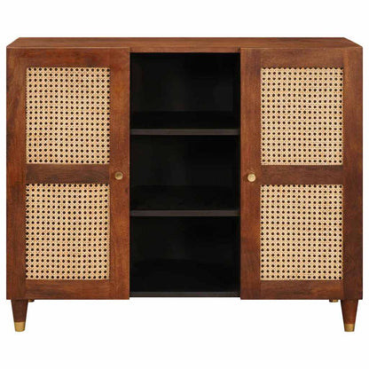 Dressoir Bruin 90 X 33,5 X 75 Cm Massief Mango Hout
