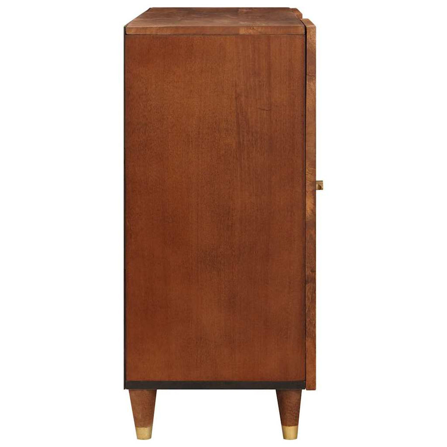 Dressoir Bruin 90 X 33,5 X 75 Cm Massief Mango Hout