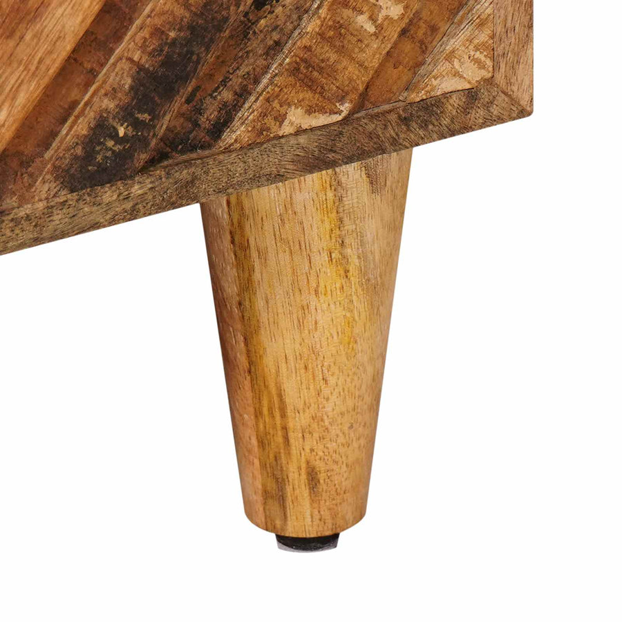 Nachtkastje Bruin 40 x 33,5 x 46 cm Massief Mango Hout