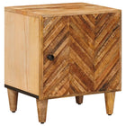 Nightstand Brown 40 x 33.5 x 46 cm Solid Mango Wood