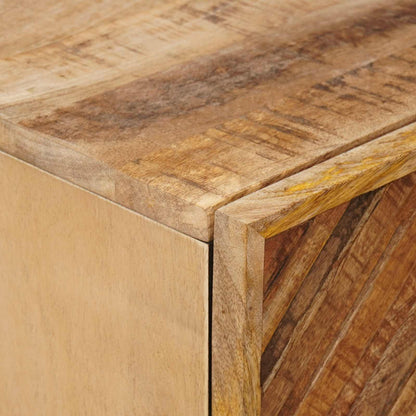 Nachtkastje met lade Bruin 40 x 33,5 x 46 cm Massief Mango Hout