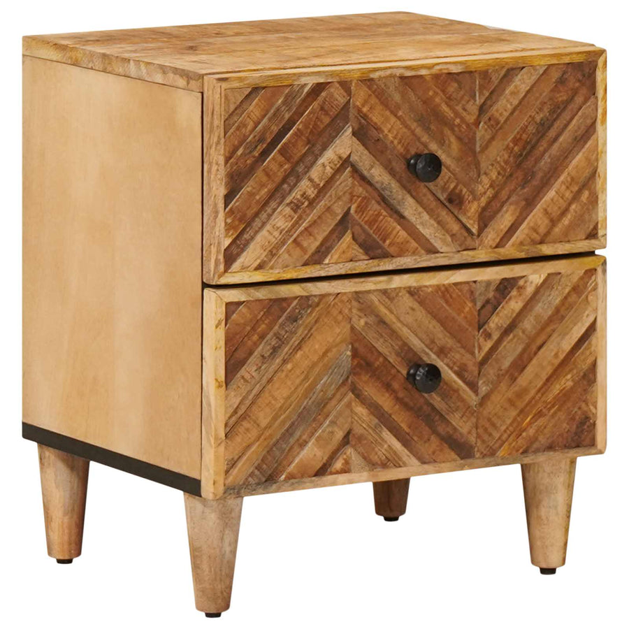 Nachtkastje met lade Bruin 40 x 33,5 x 46 cm Massief Mango Hout