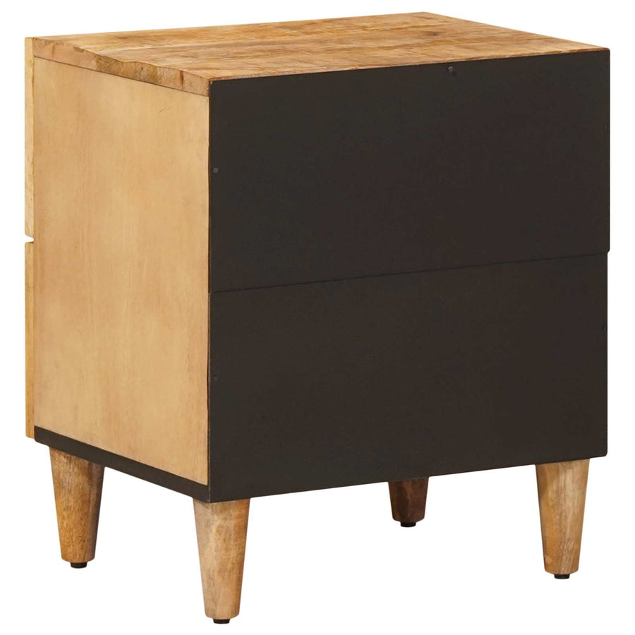 Nachtkastje 2 pcs Bruin 40 x 33,5 x 46 cm Massief Mango Hout