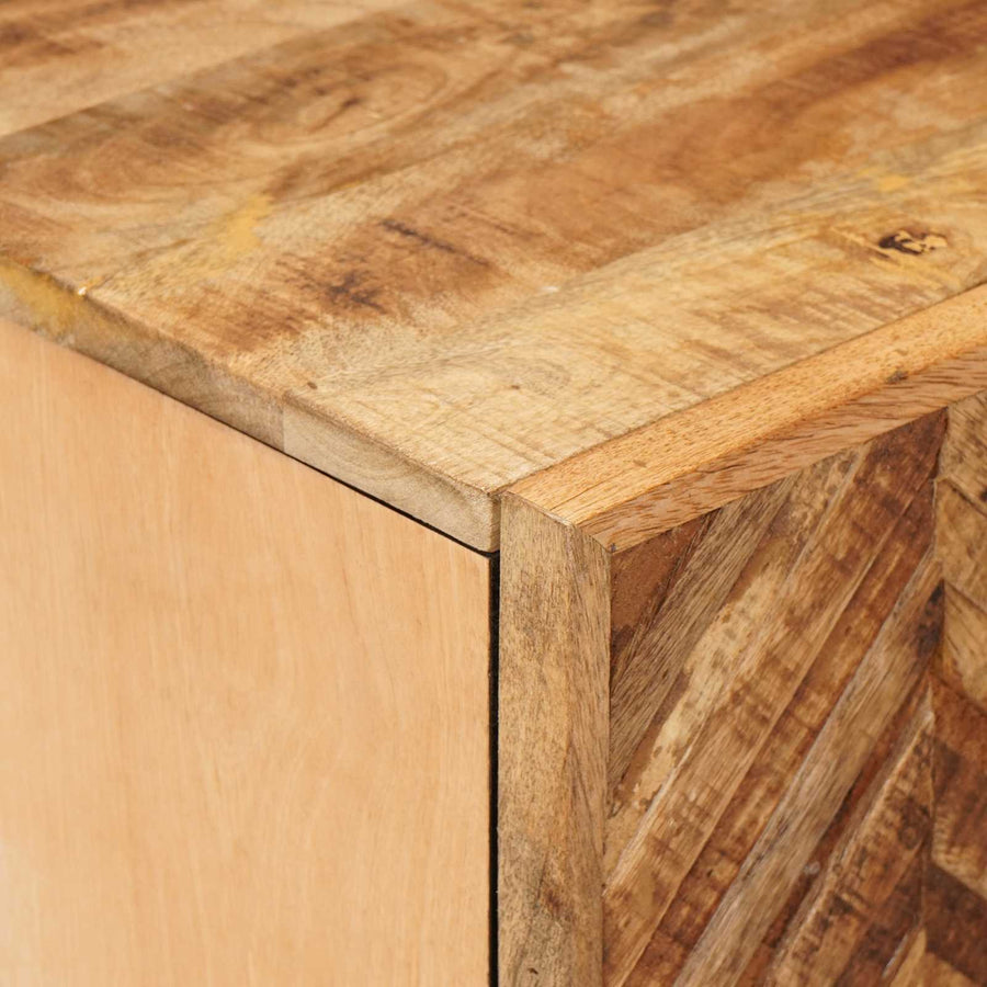 Opslagkasten Bruin 105 x 33,5 x 46 cm Massief Mango Hout