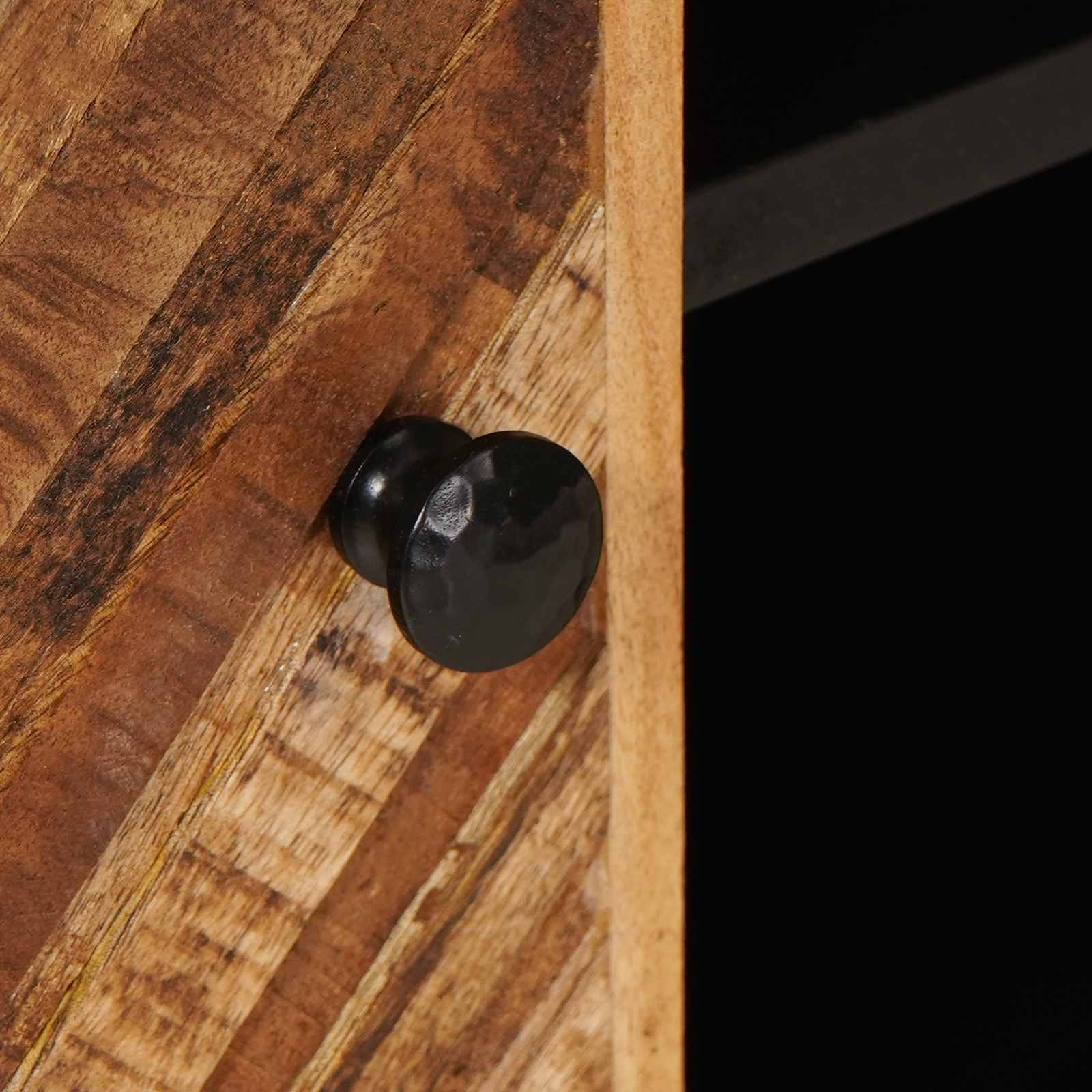 Opslagkasten Bruin 105 x 33,5 x 46 cm Massief Mango Hout