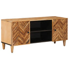 Opbergkast massief mango hout 105x33,5x46 cm bruin