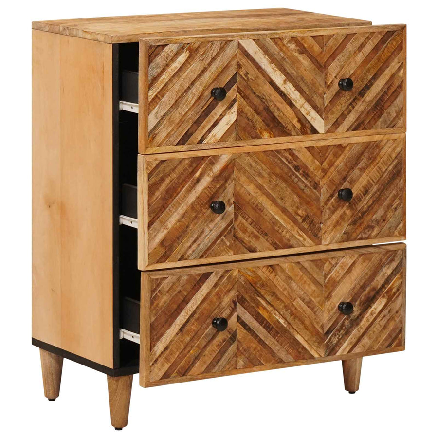Opslagkasten Bruin 60 x 33,5 x 75 cm Massief Mango Hout