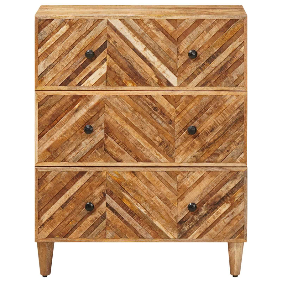 Opslagkasten Bruin 60 x 33,5 x 75 cm Massief Mango Hout