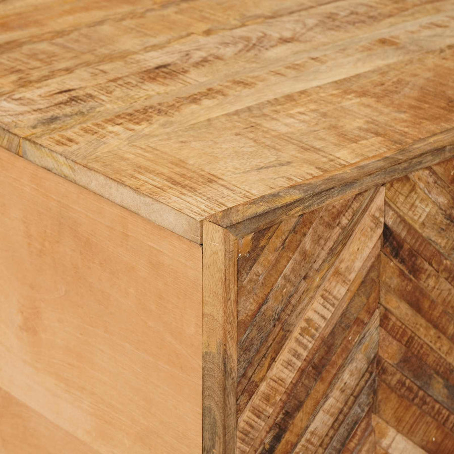 Salontafel Bruin 80 x 50 x 40 cm Massief Mango Hout