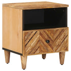 Bedside cabinet with drawer Brown 50 x 33 x 60 cm Solid Mango Wood