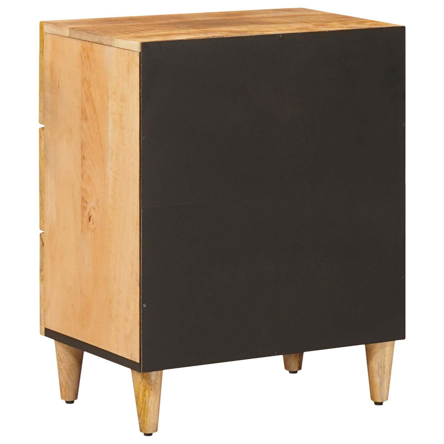 Nachtkastje met lade Bruin 50 x 33 x 60 cm Massief Mango Hout