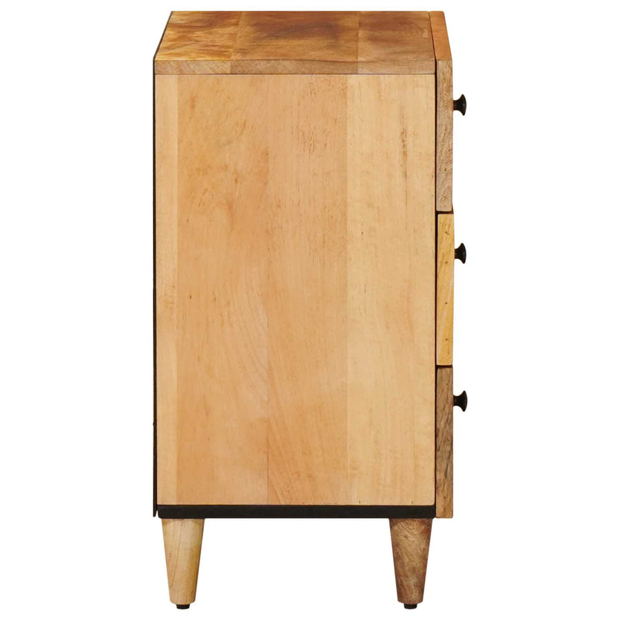 Nachtkastje met lade Bruin 50 x 33 x 60 cm Massief Mango Hout