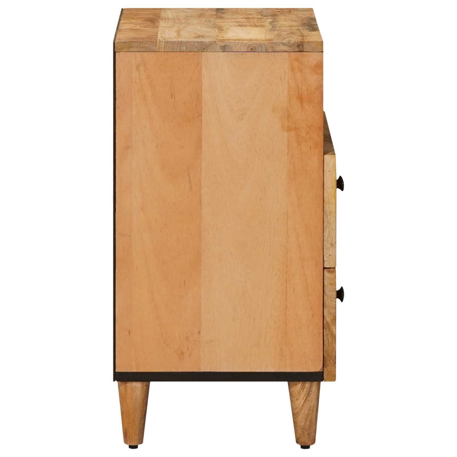 Nachtkastje met lade Bruin 50 x 33 x 60 cm Massief Mango Hout