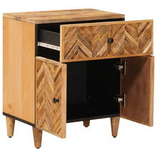 Nachtkastje met lade Bruin 50 x 33 x 60 cm Massief Mango Hout