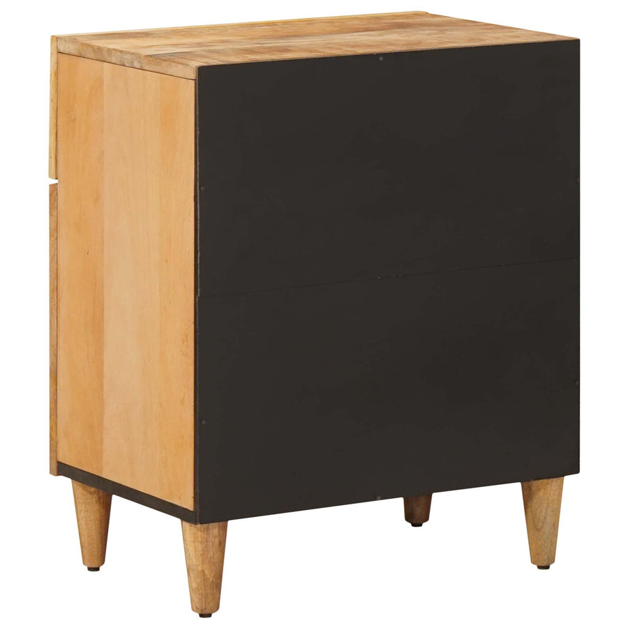 Nachtkastje met lade Bruin 50 x 33 x 60 cm Massief Mango Hout
