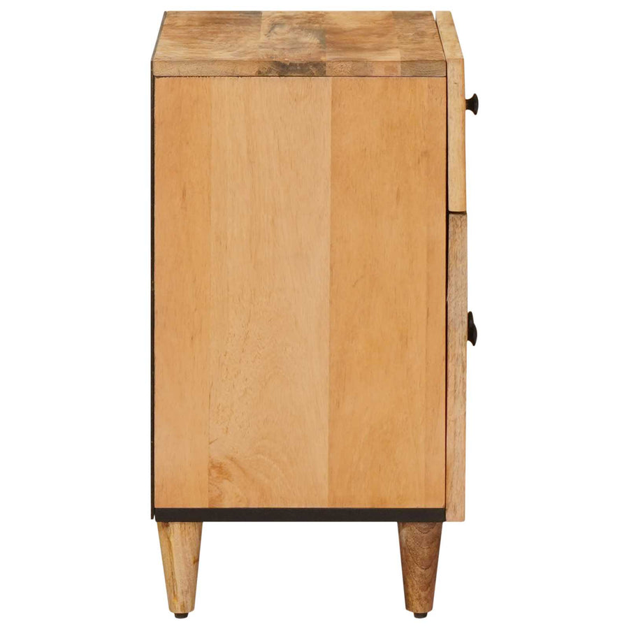 Nachtkastje met lade Bruin 50 x 33 x 60 cm Massief Mango Hout