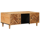 Coffee Table Brown 100 x 54 x 40 cm Solid Mango Wood