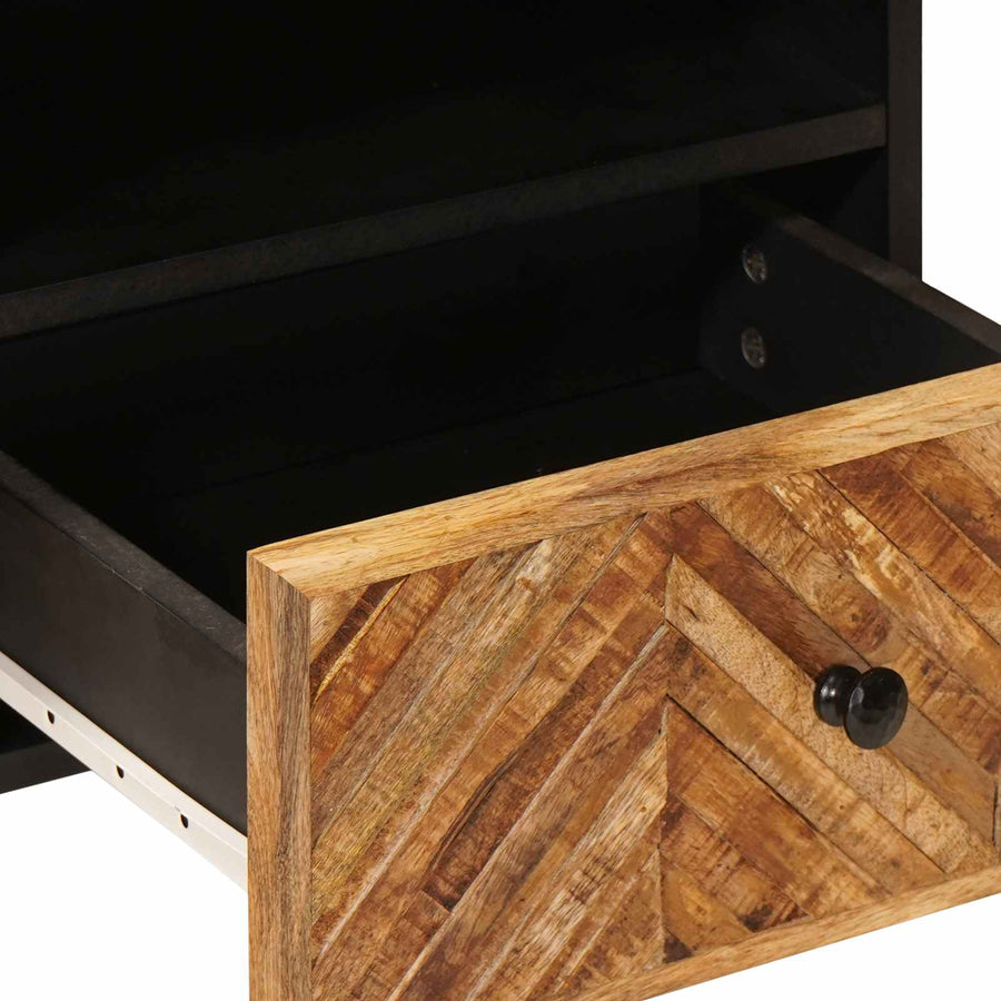 Salontafel met lade Bruin 80 x 54 x 40 cm Massief Mango Hout