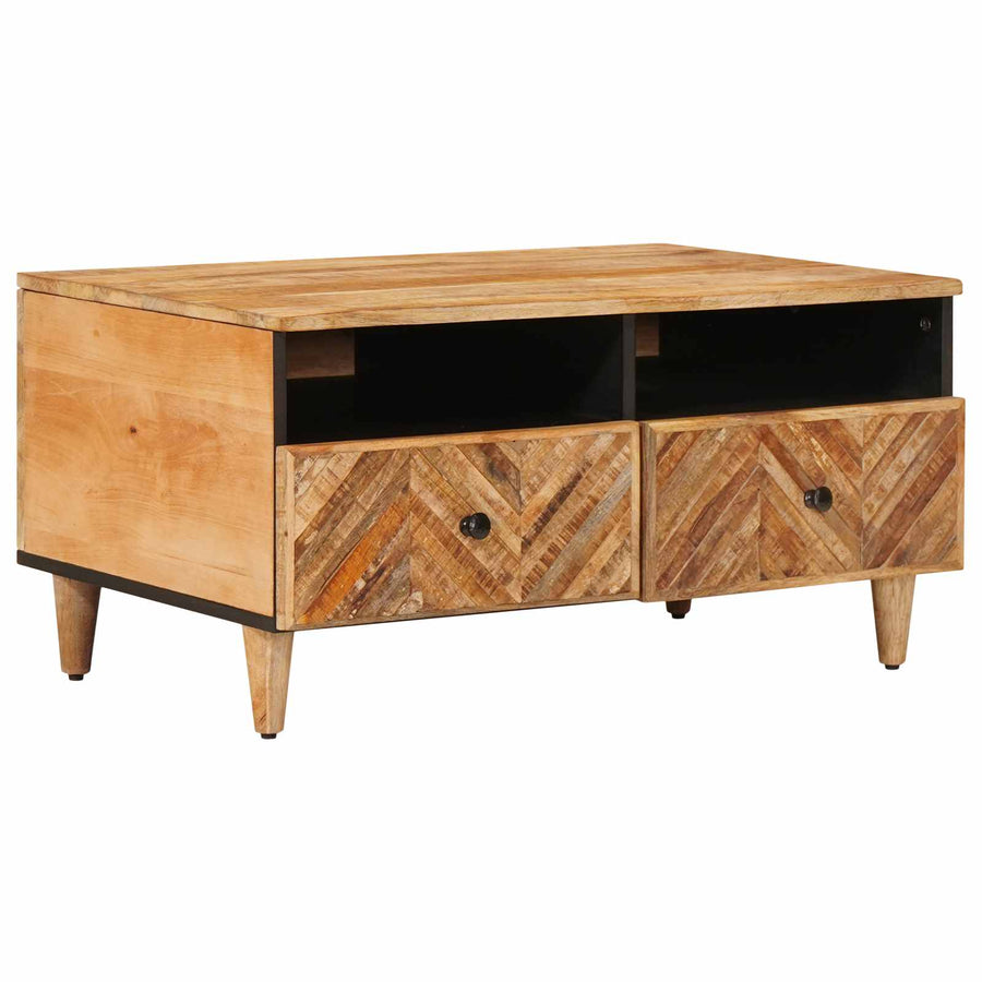 Salontafel met lade Bruin 80 x 54 x 40 cm Massief Mango Hout