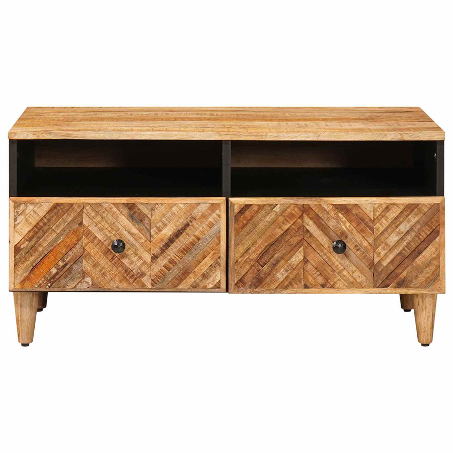 Salontafel met lade Bruin 80 x 54 x 40 cm Massief Mango Hout