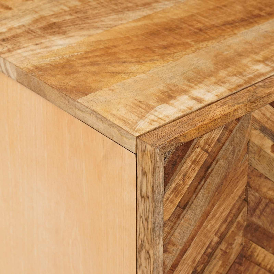 Opslagkasten Bruin 105 x 33,5 x 46 cm Massief Mango Hout
