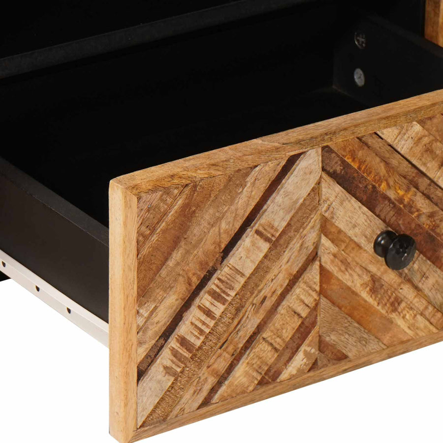 Opslagkasten Bruin 105 x 33,5 x 46 cm Massief Mango Hout