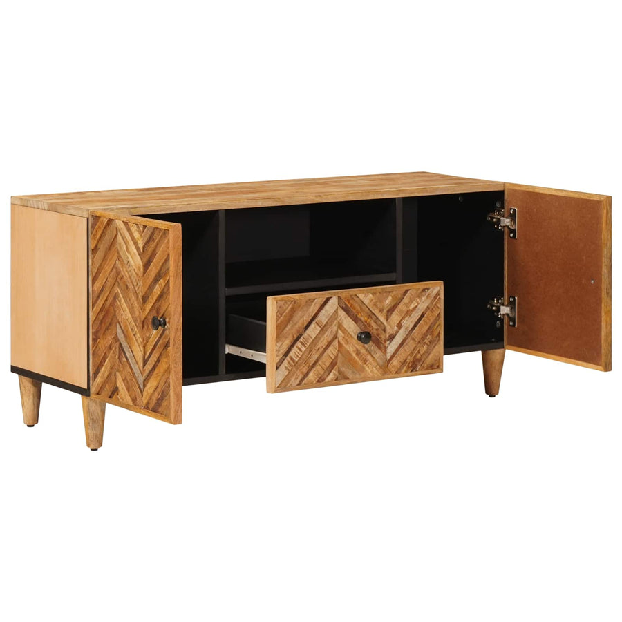 Opslagkasten Bruin 105 x 33,5 x 46 cm Massief Mango Hout