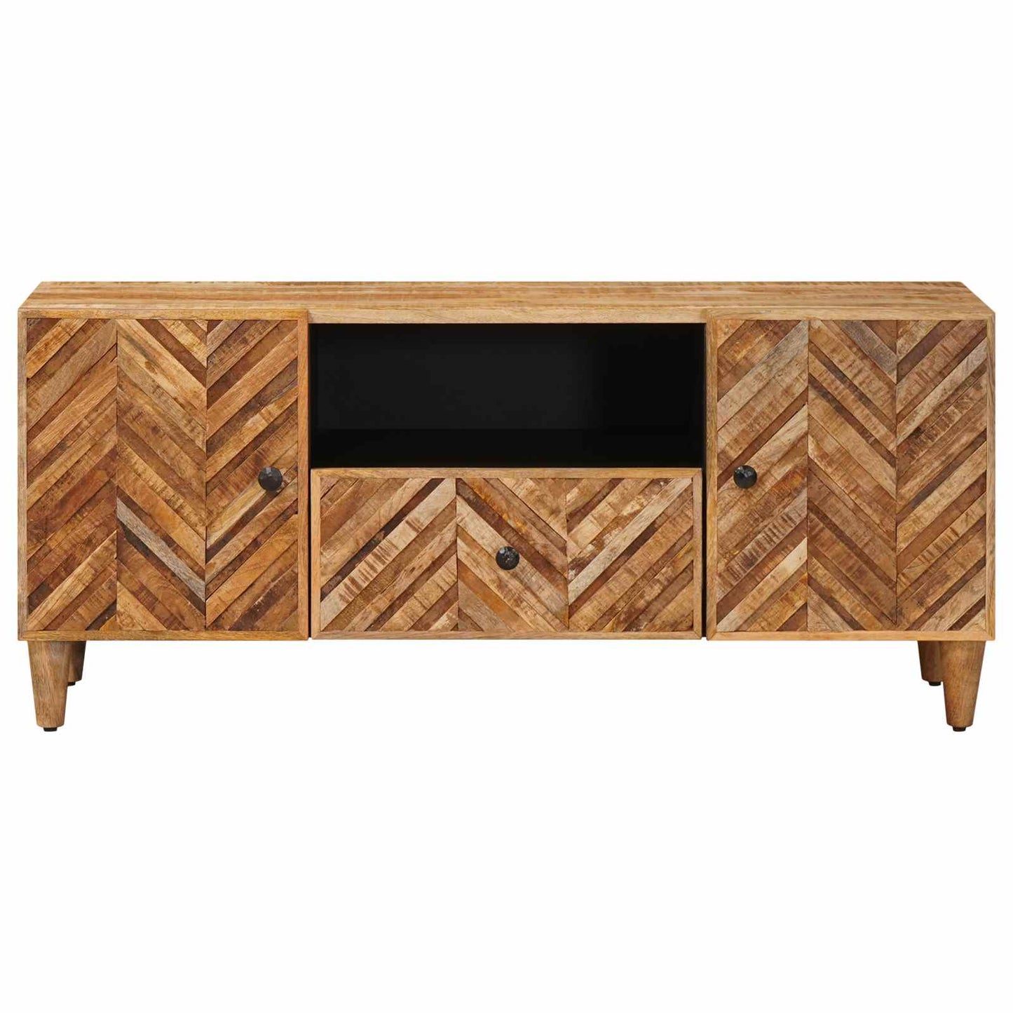 Opslagkasten Bruin 105 x 33,5 x 46 cm Massief Mango Hout