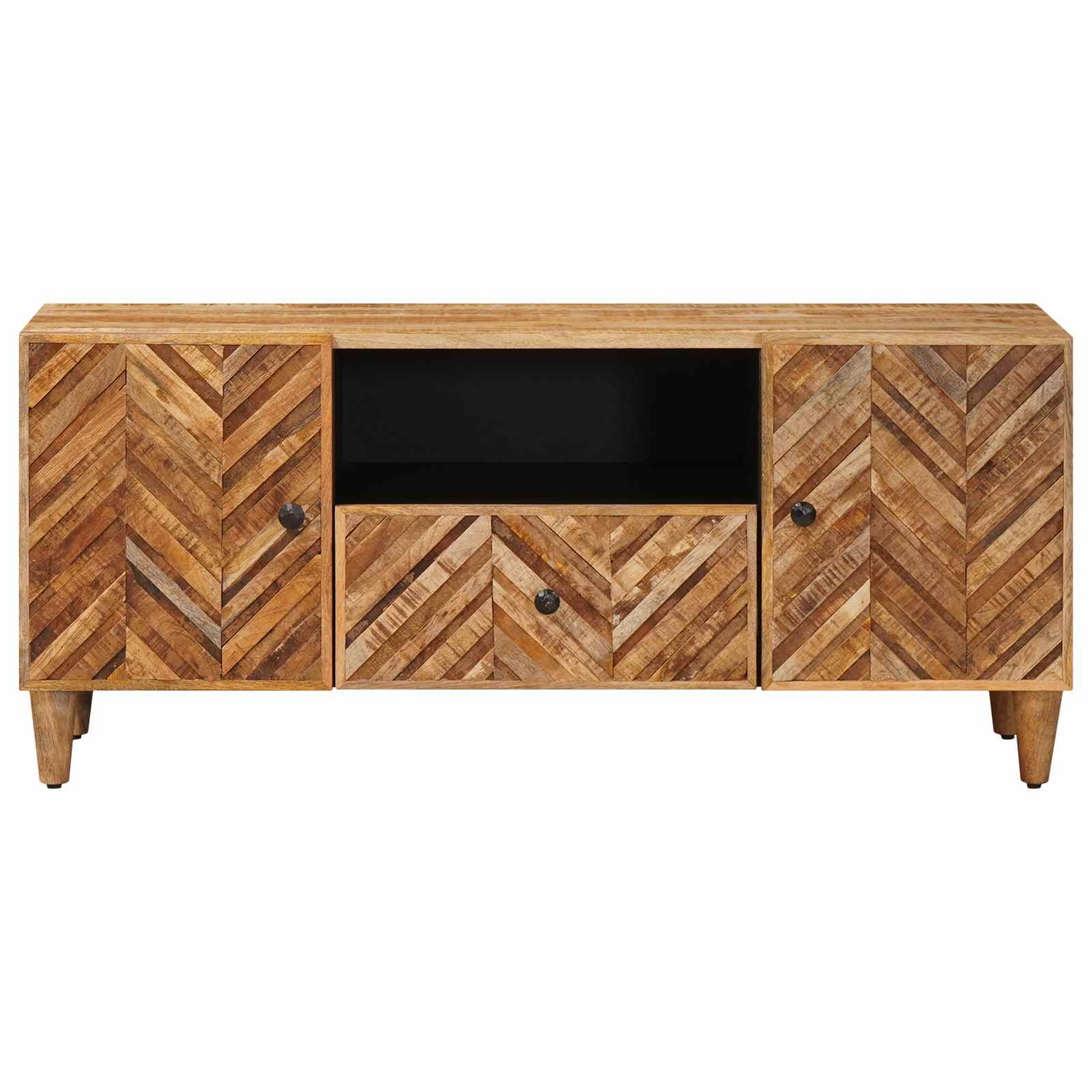 Opslagkasten Bruin 105 x 33,5 x 46 cm Massief Mango Hout