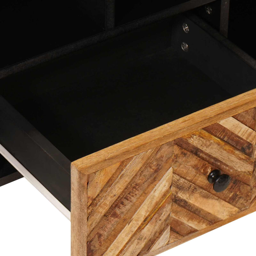 Opslagkasten Bruin 100 x 33,5 x 46 cm Massief Mango Hout