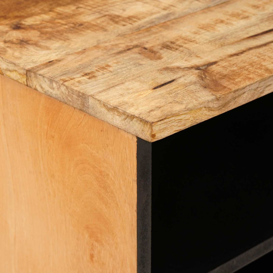 Opslagkasten Bruin 80 x 33,5 x 46 cm Massief Mango Hout