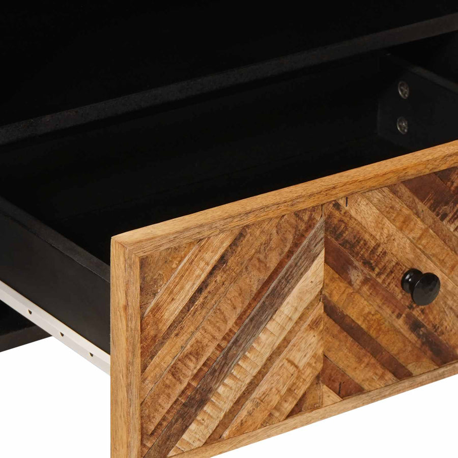Opslagkasten Bruin 80 x 33,5 x 46 cm Massief Mango Hout