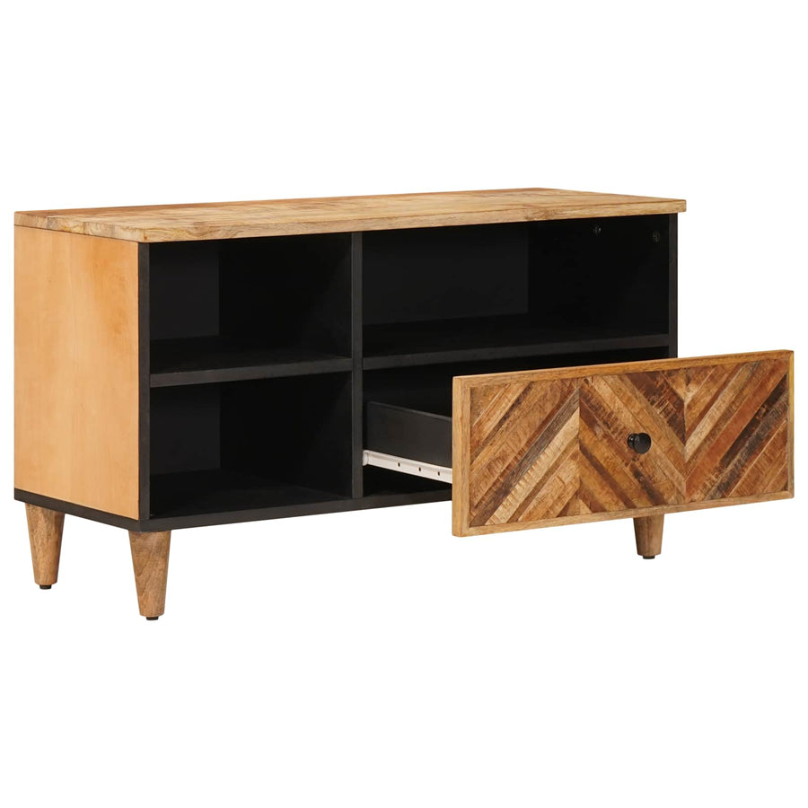 Opslagkasten Bruin 80 x 33,5 x 46 cm Massief Mango Hout