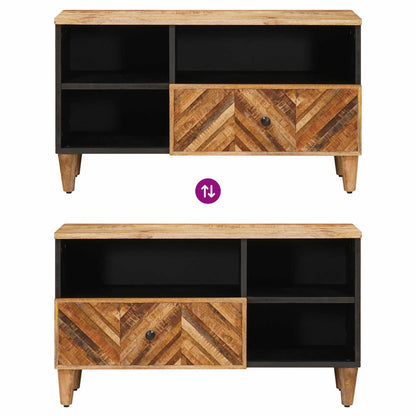 Opslagkasten Bruin 80 x 33,5 x 46 cm Massief Mango Hout