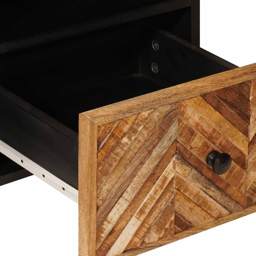 Opslagkasten Bruin 100 x 33,5 x 46 cm Massief Mango Hout