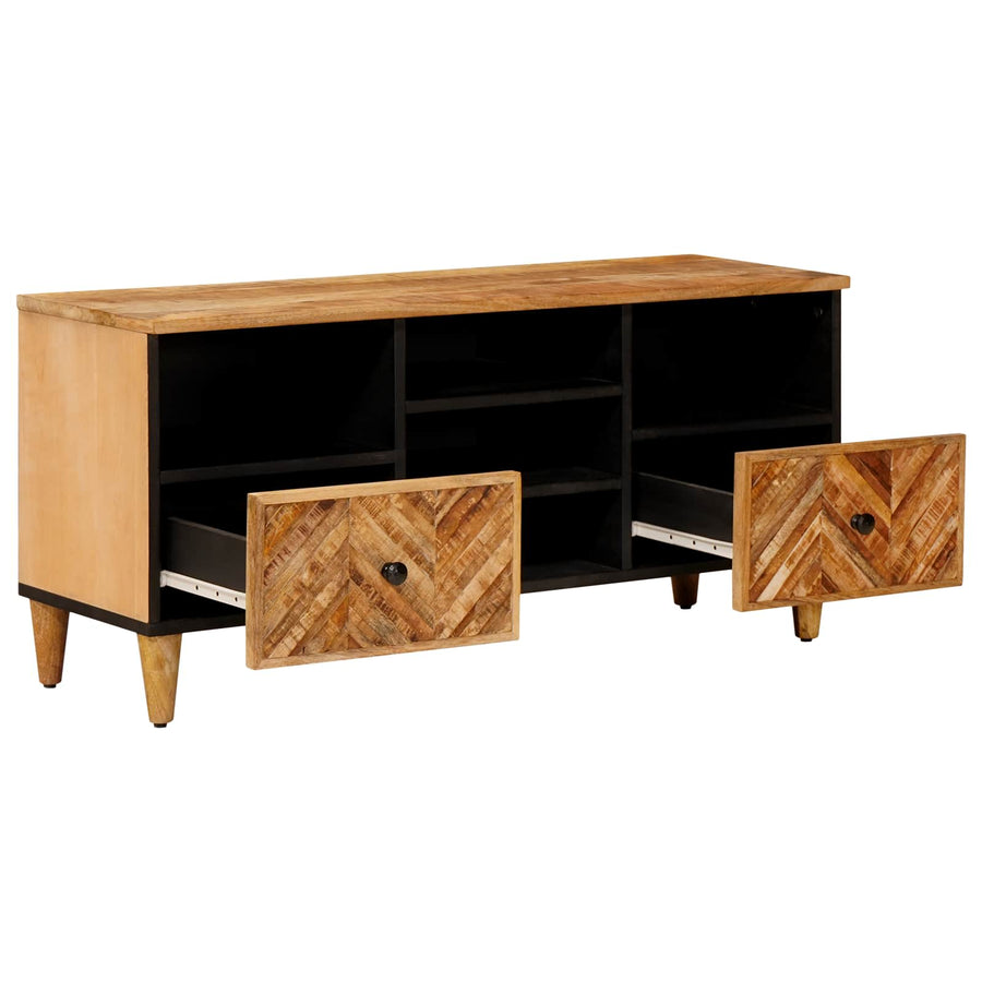 Opslagkasten Bruin 100 x 33,5 x 46 cm Massief Mango Hout