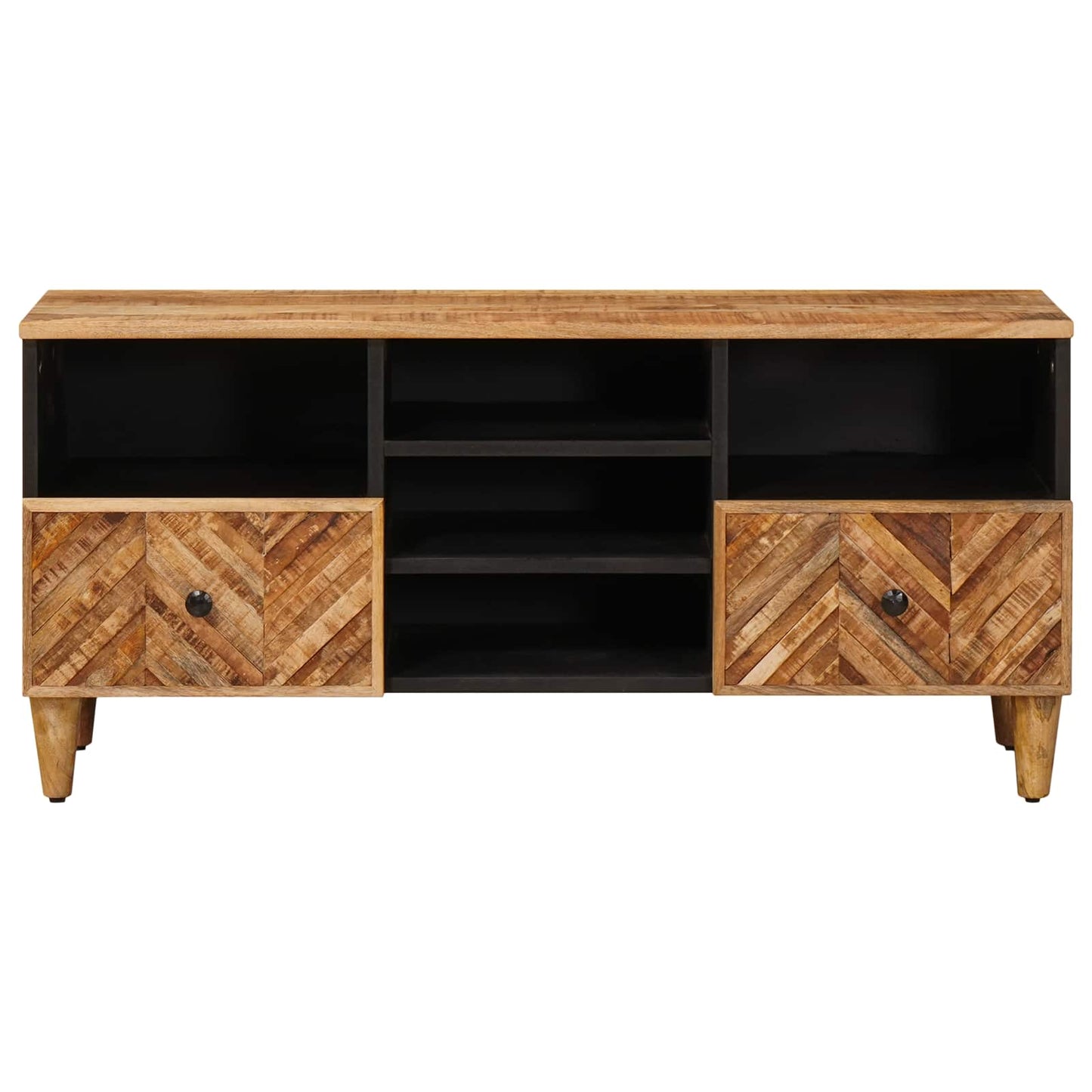 Opslagkasten Bruin 100 x 33,5 x 46 cm Massief Mango Hout