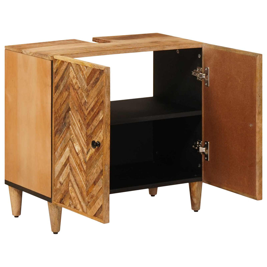 Wastafelkast Bruin 62 x 33 x 58 cm Massief Mango Hout