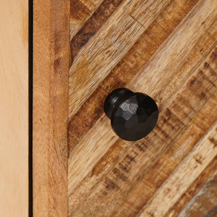 Hangkast met opslag Bruin 38 x 33,5 x 48 cm Massief Mango Hout