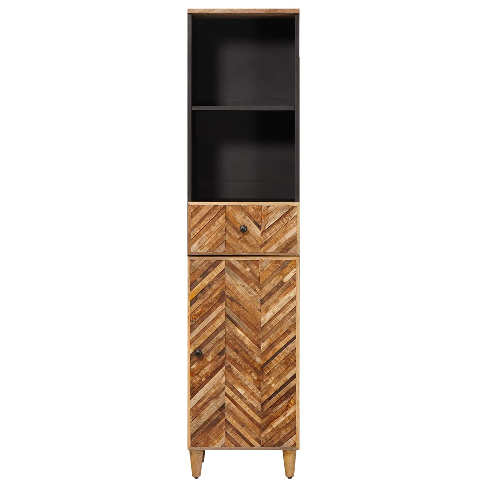Badkamerkast Bruin 38 x 33,5 x 160 cm Massief Mango Hout