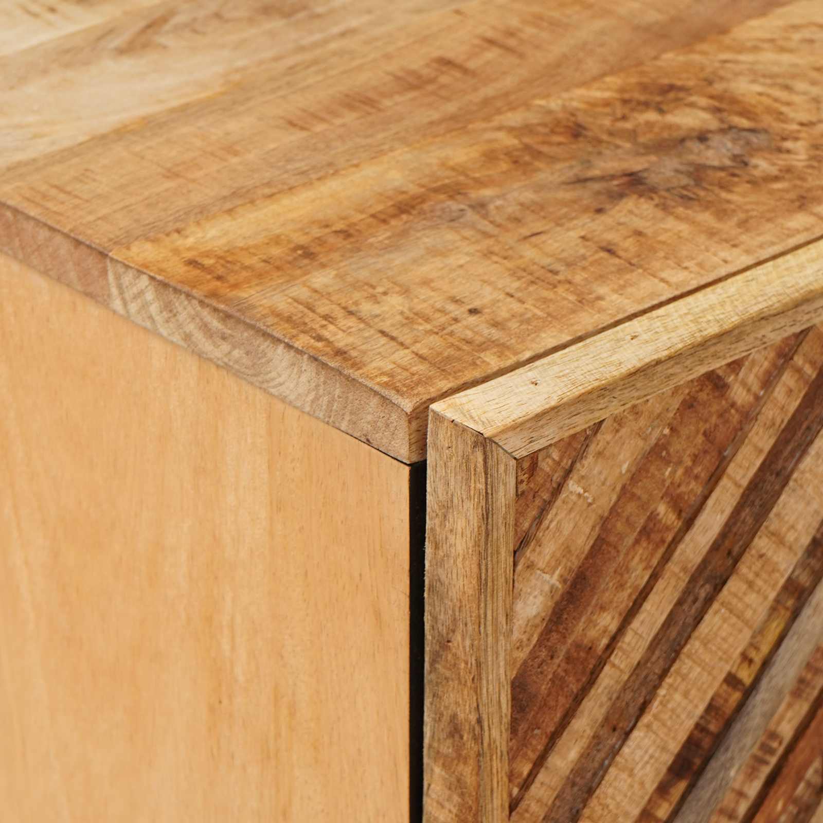 Opslagkasten Bruin 40 x 33,5 x 75 cm Massief Mango Hout