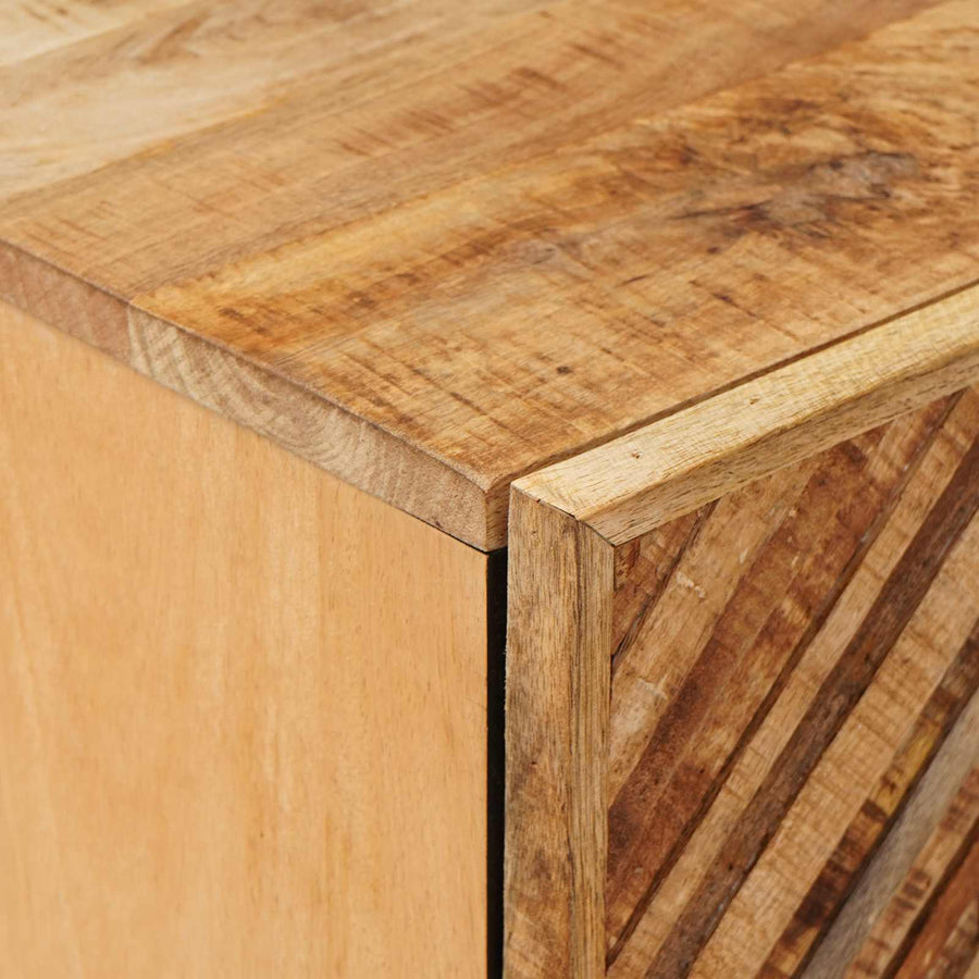 Opslagkasten Bruin 40 x 33,5 x 75 cm Massief Mango Hout