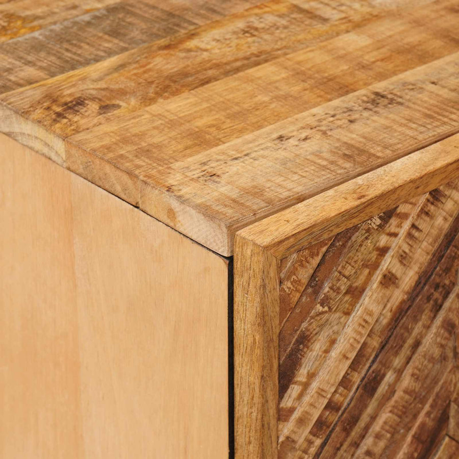 Opslagkasten Bruin 40 x 33,5 x 75 cm Massief Mango Hout