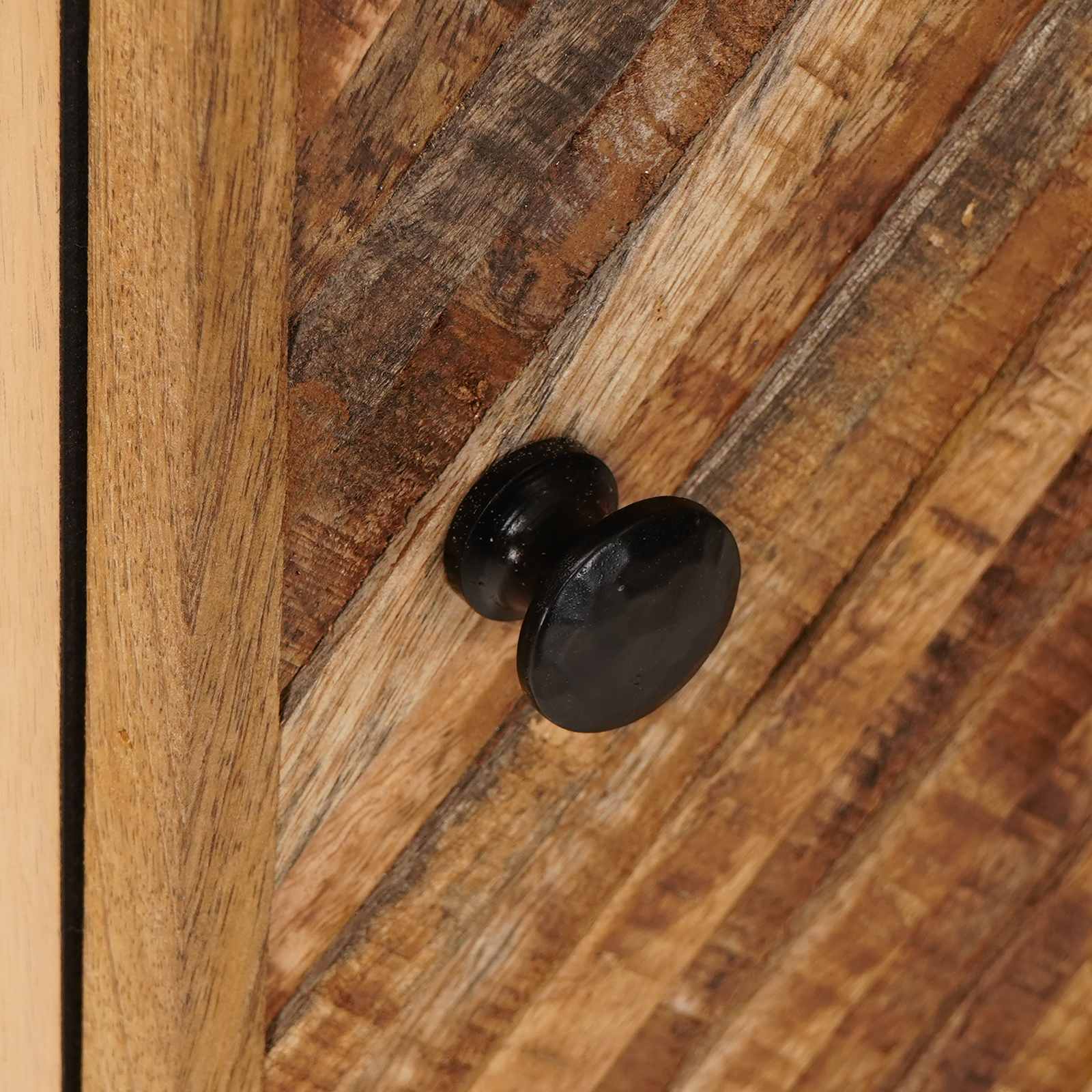 Opslagkasten Bruin 40 x 33,5 x 75 cm Massief Mango Hout