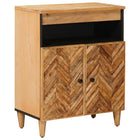 Storage Cabinets Brown 60 x 33.5 x 75 cm Solid Mango Wood