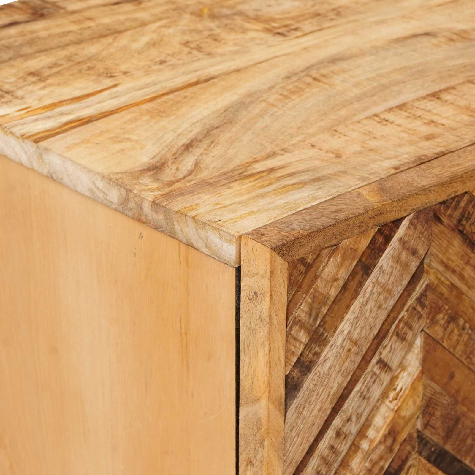 Opslagkasten Bruin 60 x 33,5 x 75 cm Massief Mango Hout