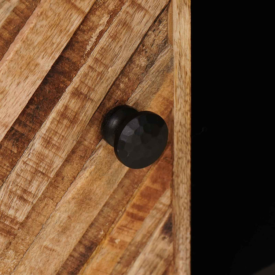 Opslagkasten Bruin 80 x 33,5 x 75 cm Massief Mango Hout