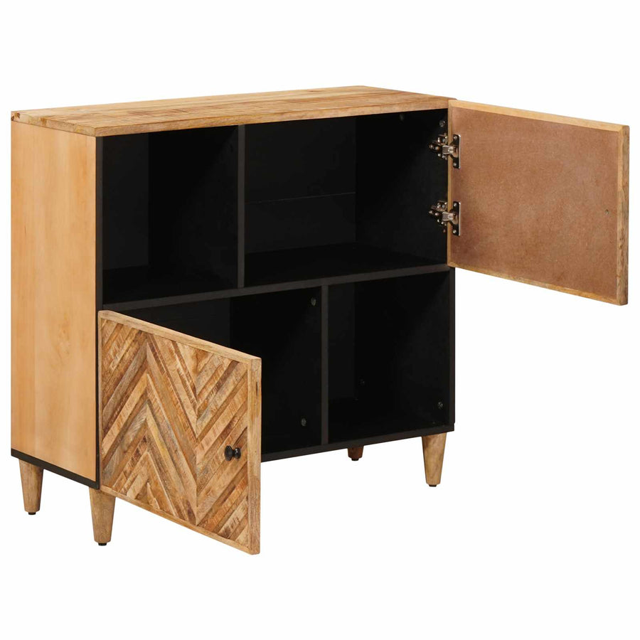 Opslagkasten Bruin 80 x 33,5 x 75 cm Massief Mango Hout