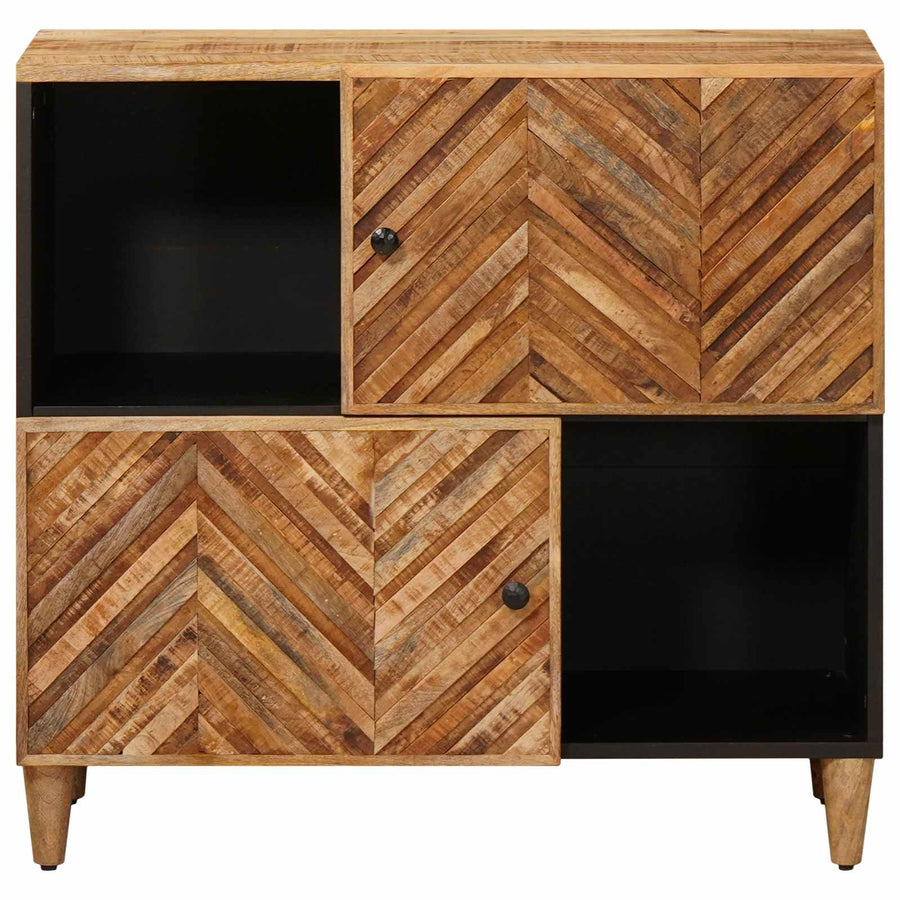 Opslagkasten Bruin 80 x 33,5 x 75 cm Massief Mango Hout